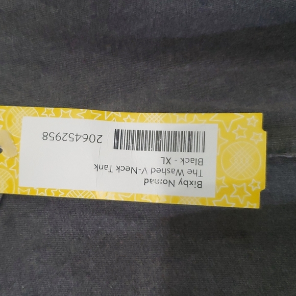 NWT Girls Bixby Nomad Gray V-neck Tank Top. Size 16 - Picture 3 of 5